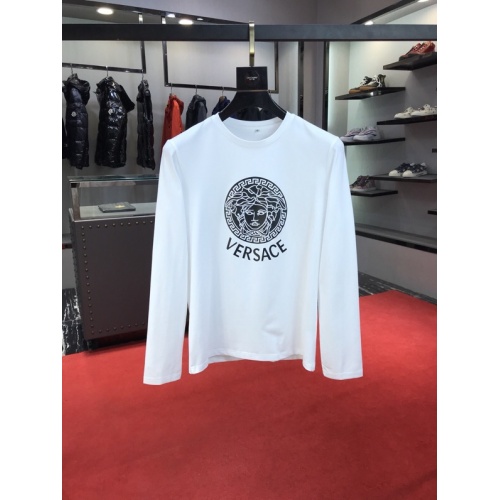 Cheap Versace T-Shirts Long Sleeved For Men #467586 Replica Wholesale [$38.00 USD] [ITEM#467586] on Replica Versace T-Shirts
