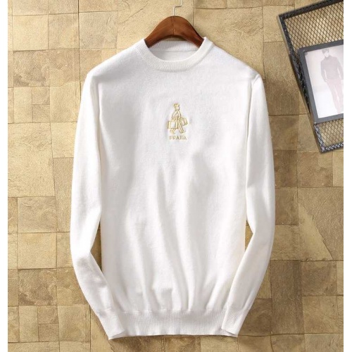 Cheap Prada Sweaters Long Sleeved For Men #467623 Replica Wholesale [$50.00 USD] [ITEM#467623] on Replica Prada Sweater