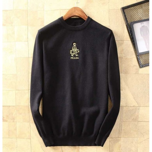 Cheap Prada Sweaters Long Sleeved For Men #467624 Replica Wholesale [$50.00 USD] [ITEM#467624] on Replica Prada Sweater