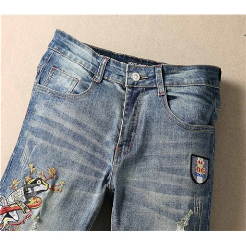 Cheap Dolce &amp; Gabbana D&amp;G Jeans For Men #467771 Replica Wholesale [$50.00 USD] [ITEM#467771] on Replica Dolce &amp; Gabbana D&amp;G Jeans