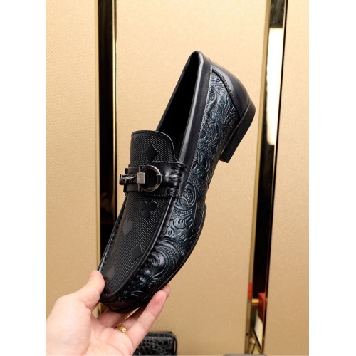 Cheap Salvatore Ferragamo SF Leather Shoes For Men #467960 Replica Wholesale [$78.00 USD] [ITEM#467960] on Replica Salvatore Ferragamo Leather Shoes