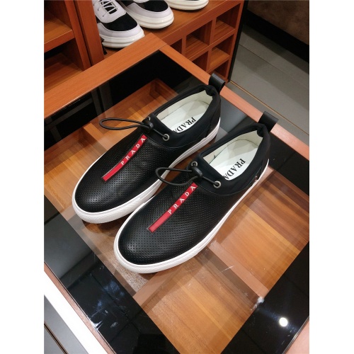 Cheap Prada Casual Shoes For Men #468095 Replica Wholesale [$69.00 USD] [ITEM#468095] on Replica Prada Flat Shoes