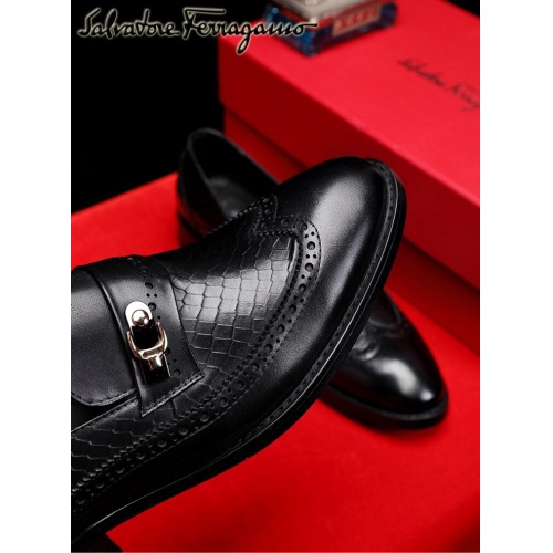 Cheap Salvatore Ferragamo SF Leather Shoes For Men #468190 Replica Wholesale [$94.00 USD] [ITEM#468190] on Replica Salvatore Ferragamo Leather Shoes