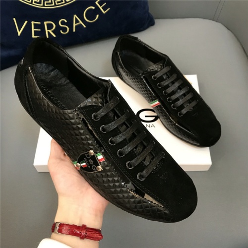 Cheap Dolce&amp;Gabbana Casual Shoes For Men #468202 Replica Wholesale [$82.00 USD] [ITEM#468202] on Replica Dolce &amp; Gabbana D&amp;G Casual Shoes