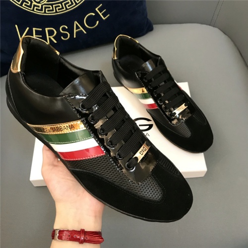 Cheap Dolce&amp;Gabbana Casual Shoes For Men #468204 Replica Wholesale [$82.00 USD] [ITEM#468204] on Replica Dolce &amp; Gabbana D&amp;G Casual Shoes