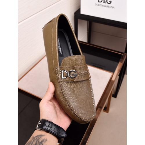 Cheap Dolce&amp;Gabbana DG Leather Shoes For Men #468299 Replica Wholesale [$78.00 USD] [ITEM#468299] on Replica Dolce &amp; Gabbana D&amp;G Leather Shoes