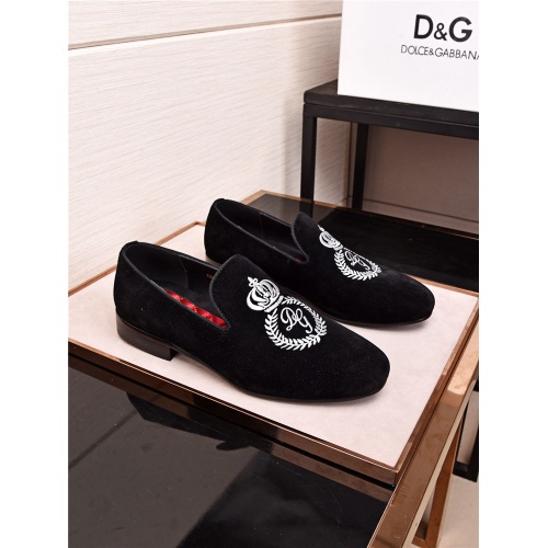 Cheap Dolce&amp;Gabbana DG Leather Shoes For Men #468309 Replica Wholesale [$80.00 USD] [ITEM#468309] on Replica Dolce &amp; Gabbana D&amp;G Leather Shoes