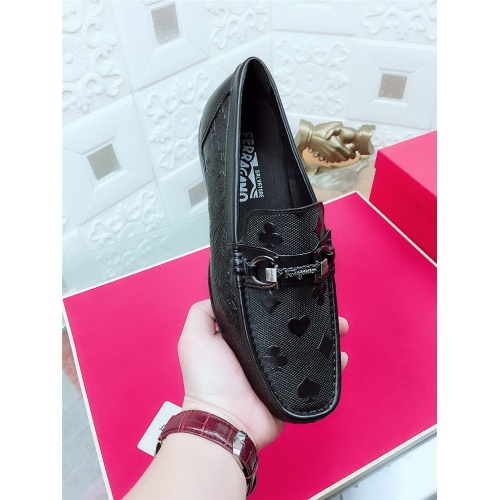 Cheap Salvatore Ferragamo SF Leather Shoes For Men #468453 Replica Wholesale [$75.00 USD] [ITEM#468453] on Replica Salvatore Ferragamo Leather Shoes