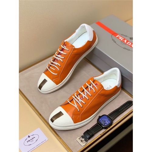 Cheap Prada Casual Shoes For Men #468807 Replica Wholesale [$75.00 USD] [ITEM#468807] on Replica Prada Flat Shoes