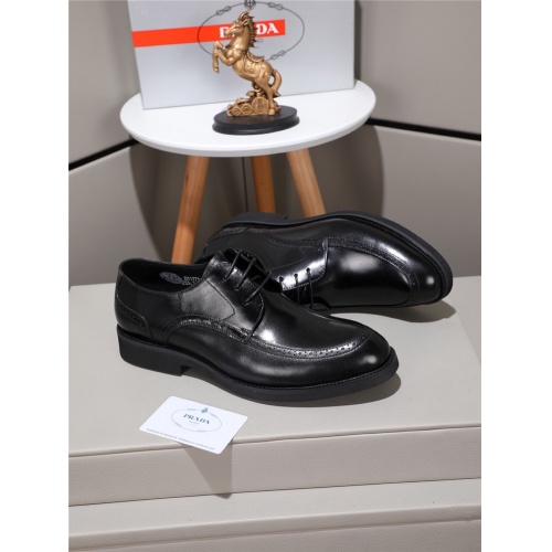 Cheap Prada Leather Shoes For Men #468830 Replica Wholesale [$82.00 USD] [ITEM#468830] on Replica Prada Leather Shoes