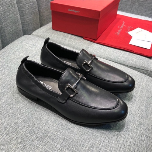 Cheap Salvatore Ferragamo SF Leather Shoes For Men #469261 Replica Wholesale [$85.00 USD] [ITEM#469261] on Replica Salvatore Ferragamo Leather Shoes