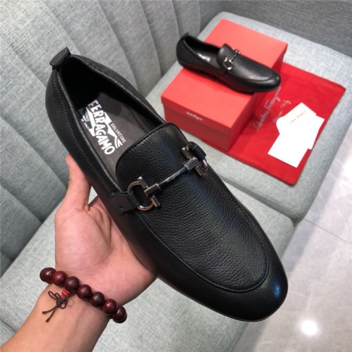 Cheap Salvatore Ferragamo SF Leather Shoes For Men #469262 Replica Wholesale [$85.00 USD] [ITEM#469262] on Replica Salvatore Ferragamo Leather Shoes