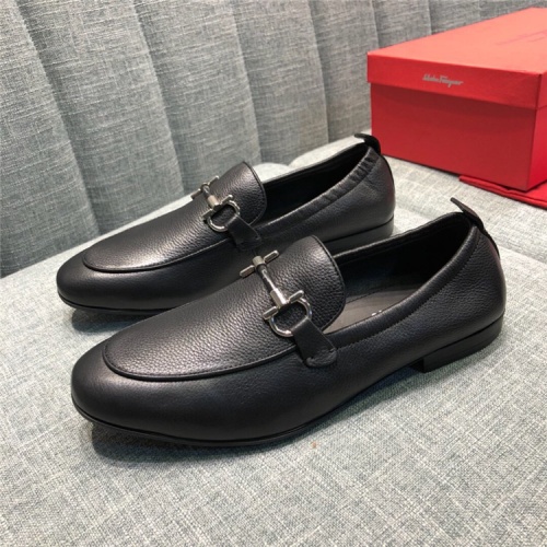 Cheap Salvatore Ferragamo SF Leather Shoes For Men #469262 Replica Wholesale [$85.00 USD] [ITEM#469262] on Replica Salvatore Ferragamo Leather Shoes