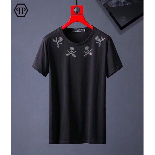Cheap Philipp Plein PP T-Shirts Short Sleeved For Men #469517 Replica Wholesale [$32.00 USD] [ITEM#469517] on Replica Philipp Plein PP T-Shirts