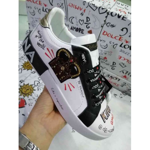 Cheap Dolce&amp;Gabbana DG Casual Shoes For Women #469664 Replica Wholesale [$88.00 USD] [ITEM#469664] on Replica Dolce &amp; Gabbana D&amp;G Casual Shoes