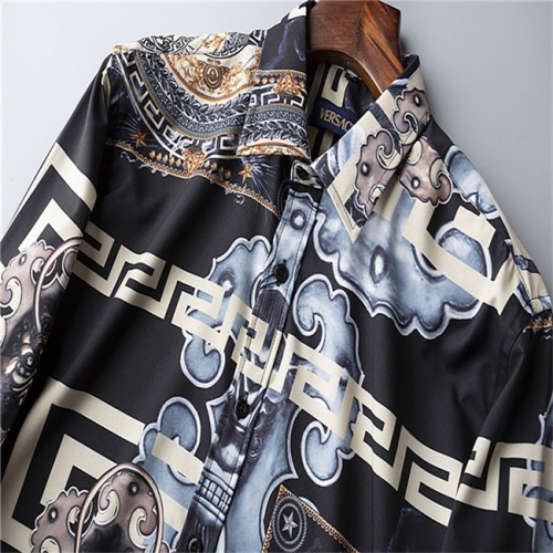 Cheap Versace Shirts Long Sleeved For Men #469984 Replica Wholesale [$39.00 USD] [ITEM#469984] on Replica Versace Shirts