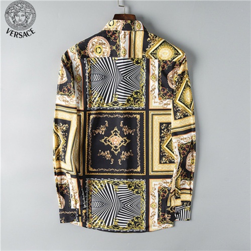Cheap Versace Shirts Long Sleeved For Men #469988 Replica Wholesale [$39.00 USD] [ITEM#469988] on Replica Versace Shirts