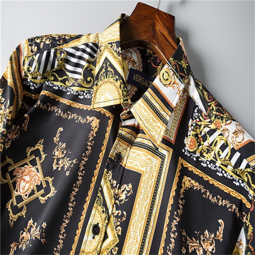 Cheap Versace Shirts Long Sleeved For Men #469988 Replica Wholesale [$39.00 USD] [ITEM#469988] on Replica Versace Shirts