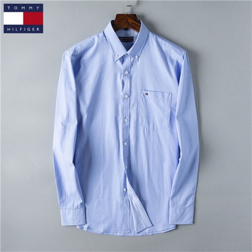 Cheap Tommy Hilfiger TH Shirts Long Sleeved For Men #469992 Replica Wholesale [$32.00 USD] [ITEM#469992] on Replica Tommy Hilfiger TH Shirts