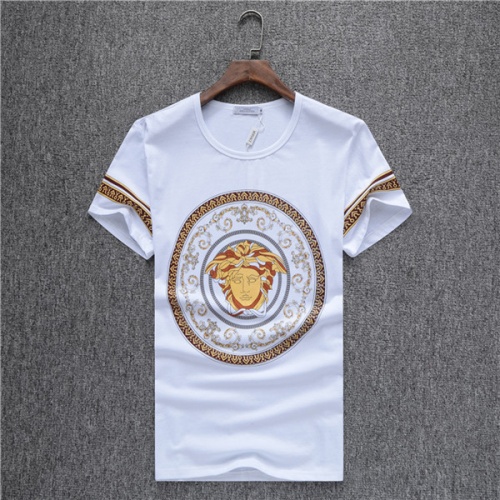 Cheap Versace T-Shirts Short Sleeved For Men #470314 Replica Wholesale [$23.00 USD] [ITEM#470314] on Replica Versace T-Shirts