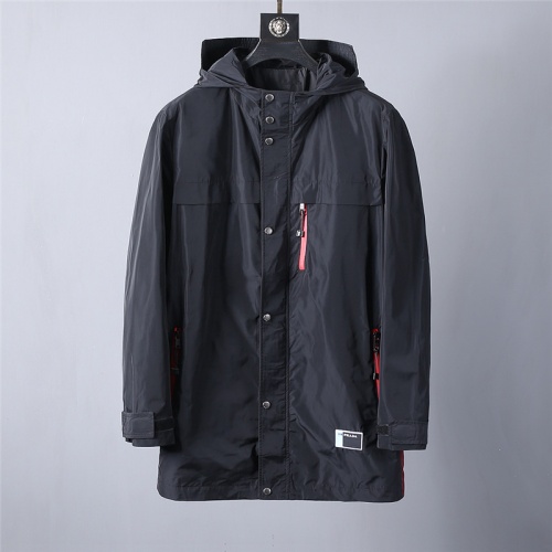 Cheap Prada Jackets Long Sleeved For Men #470355 Replica Wholesale [$82.00 USD] [ITEM#470355] on Replica Prada Coat &amp; Jackets