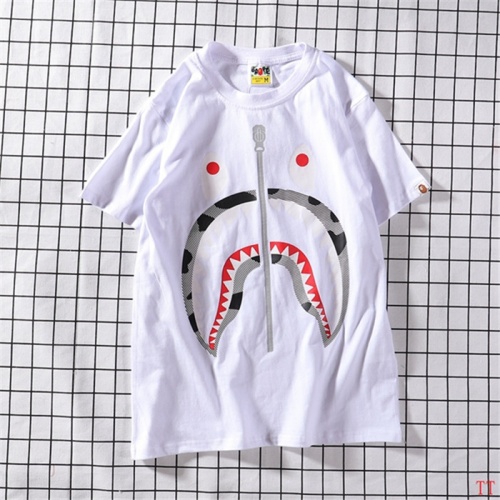 Cheap Bape T-Shirts Short Sleeved For Men #470418 Replica Wholesale [$26.50 USD] [ITEM#470418] on Replica Bape T-Shirts