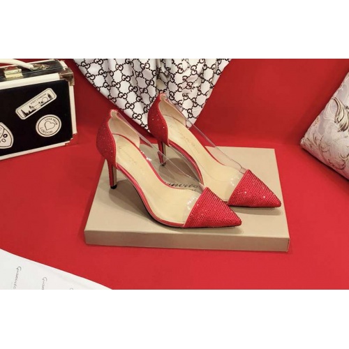 Cheap Gianmarco Lorenzi High-heeled Shoes For Women #470664 Replica Wholesale [$99.00 USD] [ITEM#470664] on Replica Gianmarco Lorenzi High-Heeled Shoes