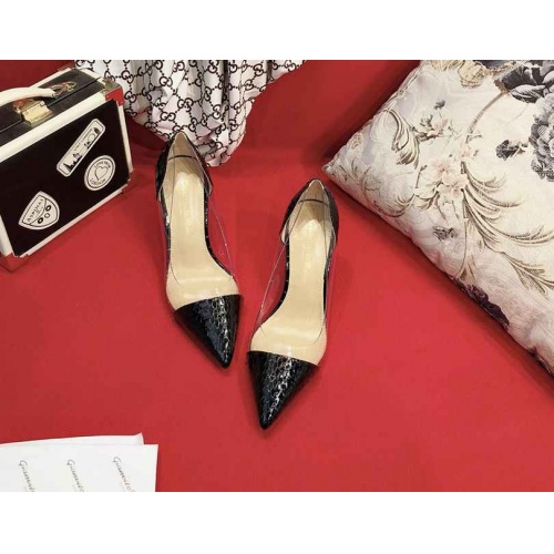 Cheap Gianmarco Lorenzi High-heeled Shoes For Women #470682 Replica Wholesale [$105.00 USD] [ITEM#470682] on Replica Gianmarco Lorenzi High-Heeled Shoes