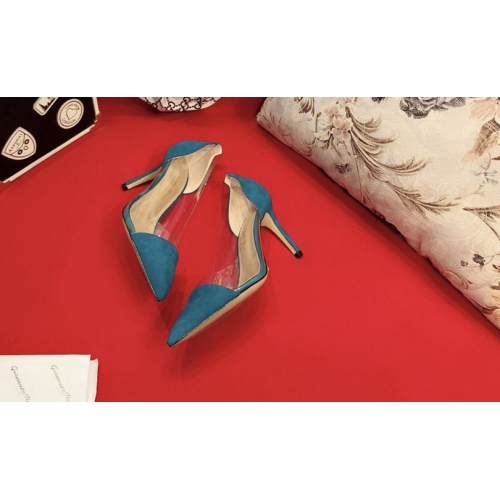 Cheap Gianmarco Lorenzi High-heeled Shoes For Women #470693 Replica Wholesale [$97.00 USD] [ITEM#470693] on Replica Gianmarco Lorenzi High-Heeled Shoes