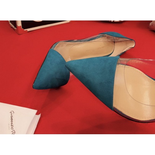 Cheap Gianmarco Lorenzi High-heeled Shoes For Women #470693 Replica Wholesale [$97.00 USD] [ITEM#470693] on Replica Gianmarco Lorenzi High-Heeled Shoes