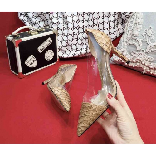 Cheap Gianmarco Lorenzi High-heeled Shoes For Women #470703 Replica Wholesale [$108.00 USD] [ITEM#470703] on Replica Gianmarco Lorenzi High-Heeled Shoes