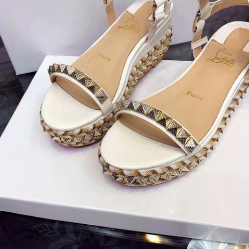 Cheap Christian Louboutin Fashion Sandal For Women #470733 Replica Wholesale [$78.00 USD] [ITEM#470733] on Replica Christian Louboutin Sandal