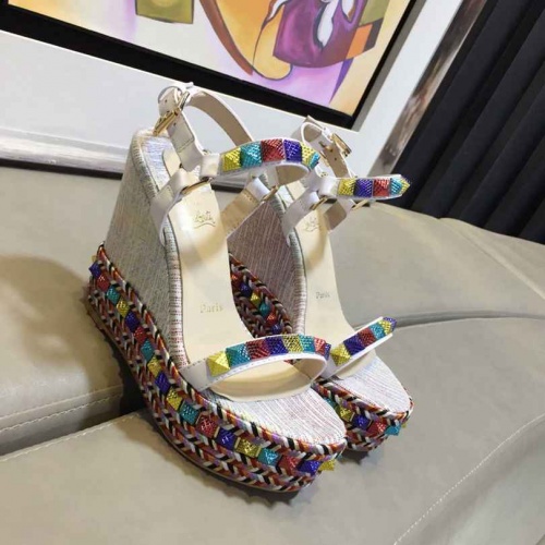 Cheap Christian Louboutin Fashion Sandal For Women #470747 Replica Wholesale [$78.00 USD] [ITEM#470747] on Replica Christian Louboutin Sandal