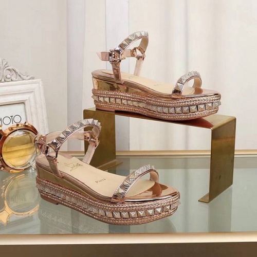 Cheap Christian Louboutin Fashion Sandal For Women #470762 Replica Wholesale [$78.00 USD] [ITEM#470762] on Replica Christian Louboutin Sandal