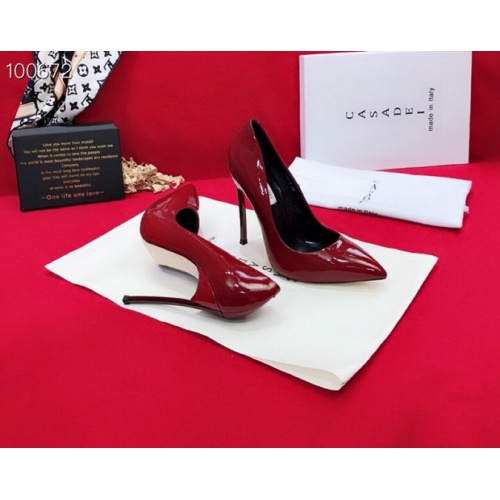 Cheap Casadei High-heeled Shoes For Women #471049 Replica Wholesale [$112.00 USD] [ITEM#471049] on Replica Casadei Shoes
