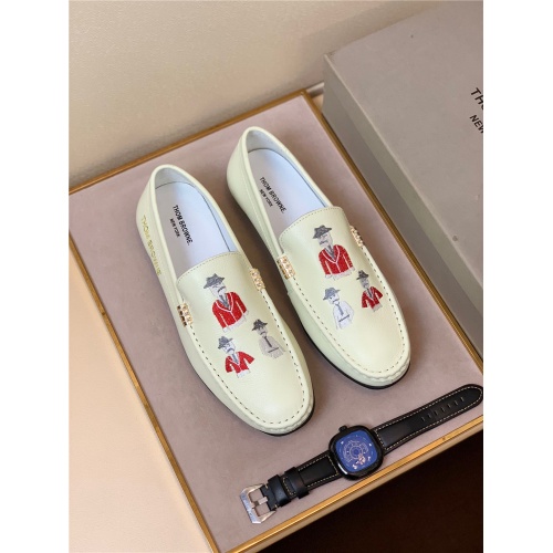 Cheap Thom Browne Leather Shoes For Men #471185 Replica Wholesale [$75.00 USD] [ITEM#471185] on Replica Thom Browne Leather Shoes