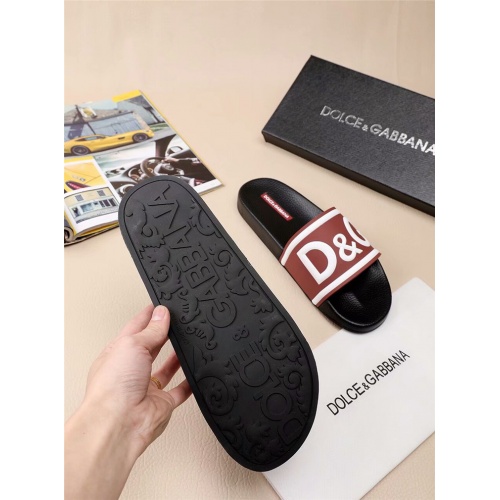 Cheap Dolce&amp;Gabbana DG Slippers For Men #471277 Replica Wholesale [$39.00 USD] [ITEM#471277] on Replica Dolce &amp; Gabbana D&amp;G Slippers