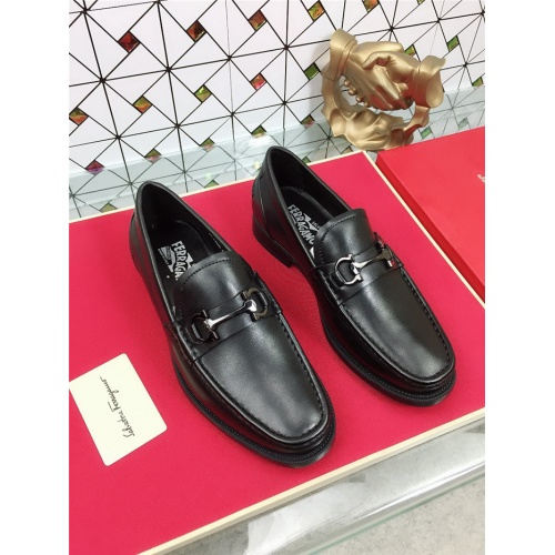Cheap Salvatore Ferragamo SF Leather Shoes For Men #471843 Replica Wholesale [$78.00 USD] [ITEM#471843] on Replica Salvatore Ferragamo Leather Shoes
