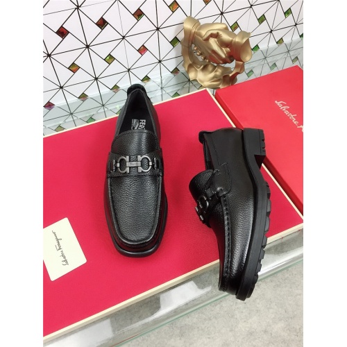 Cheap Salvatore Ferragamo SF Leather Shoes For Men #471847 Replica Wholesale [$80.00 USD] [ITEM#471847] on Replica Salvatore Ferragamo Leather Shoes