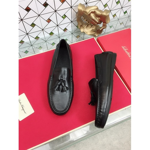 Cheap Salvatore Ferragamo SF Leather Shoes For Men #471848 Replica Wholesale [$75.00 USD] [ITEM#471848] on Replica Salvatore Ferragamo Leather Shoes