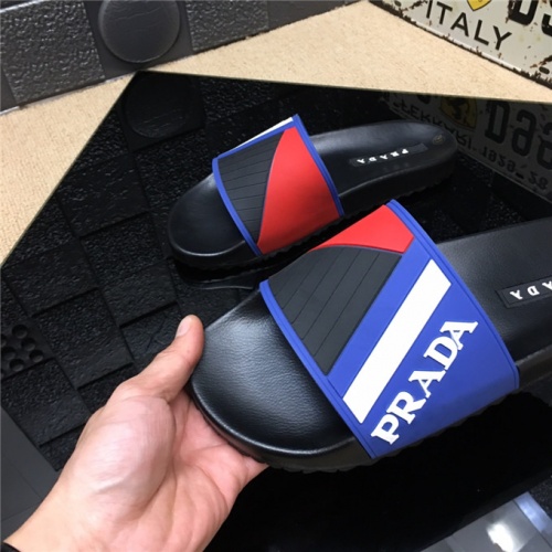 Cheap Prada Fashion Slippers For Men #472571 Replica Wholesale [$42.00 USD] [ITEM#472571] on Replica Prada Slippers
