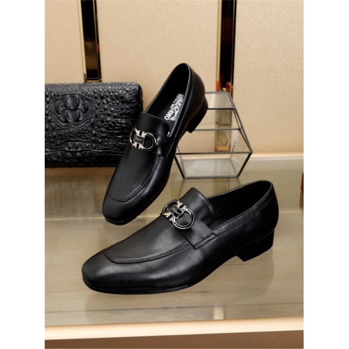 Cheap Salvatore Ferragamo SF Leather Shoes For Men #472722 Replica Wholesale [$82.00 USD] [ITEM#472722] on Replica Salvatore Ferragamo Leather Shoes