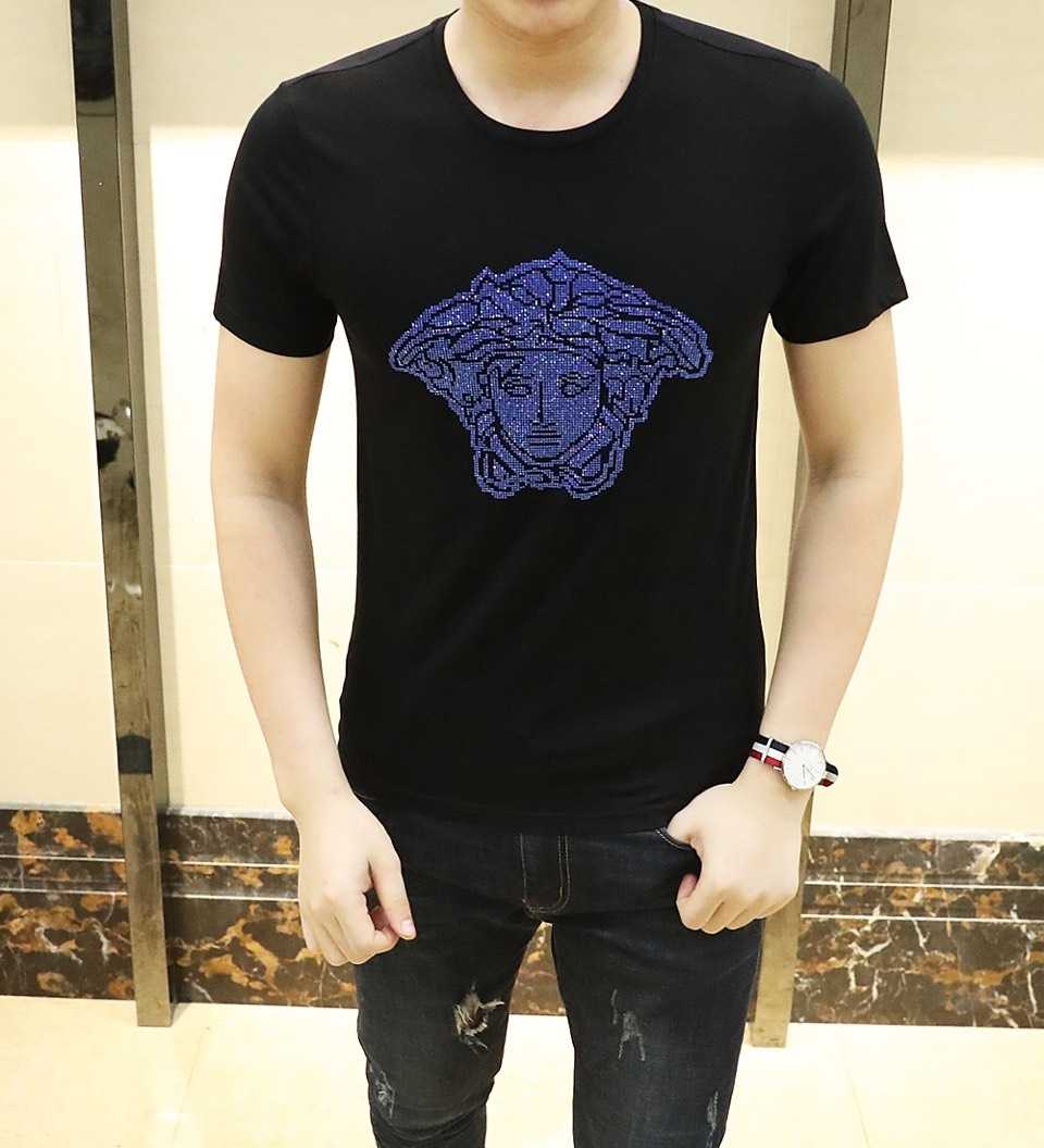 mens short sleeve versace shirt