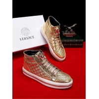 Cheap Versace High Top Shoes For Men #466774 Replica Wholesale [$97.00 USD] [ITEM#466774] on Replica Versace High Tops Shoes