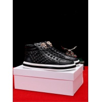 Cheap Versace High Top Shoes For Men #466775 Replica Wholesale [$97.00 USD] [ITEM#466775] on Replica Versace High Tops Shoes
