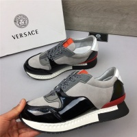 Cheap Versace Casual Shoes For Men #468949 Replica Wholesale [$80.00 USD] [ITEM#468949] on Replica Versace Flat Shoes