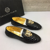 Cheap Philipp Plein PP Leather Shoes For Men #469223 Replica Wholesale [$68.00 USD] [ITEM#469223] on Replica Philipp Plein PP Leather Shoes