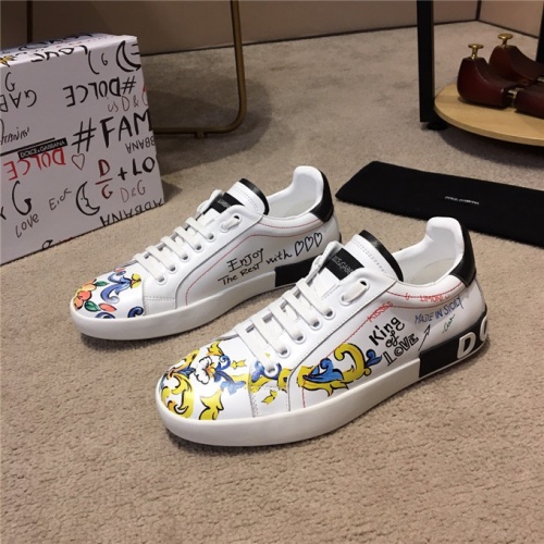 Cheap Dolce&amp;Gabbana DG Casual Shoes For Men #473822 Replica Wholesale [$82.00 USD] [ITEM#473822] on Replica Dolce &amp; Gabbana D&amp;G Casual Shoes