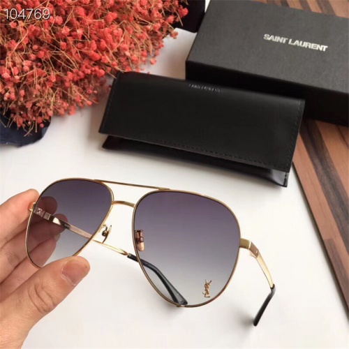 Cheap Yves Saint Laurent YSL AAA Quality Sunglasses #474979 Replica Wholesale [$68.00 USD] [ITEM#474979] on Replica Yves Saint Laurent YSL AAA Quality Sunglasses