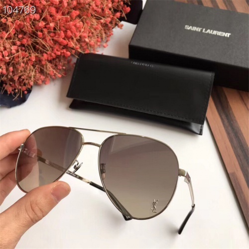 Cheap Yves Saint Laurent YSL AAA Quality Sunglasses #474980 Replica Wholesale [$68.00 USD] [ITEM#474980] on Replica Yves Saint Laurent YSL AAA Quality Sunglasses
